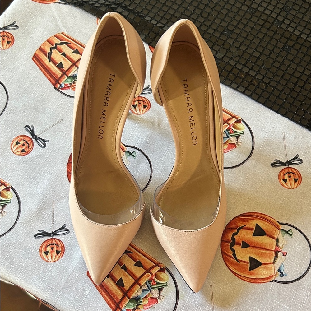 Tamara Mellon Nude Pink Heels